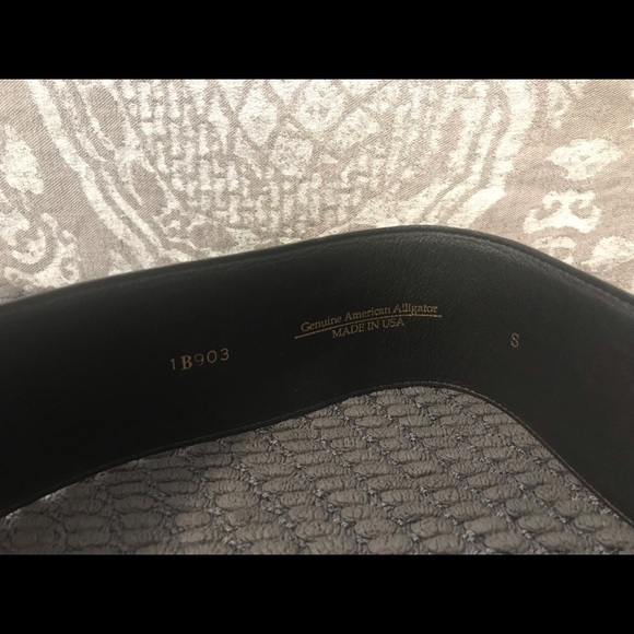Oscar De La Renta Leather Belt, Small main image 4
